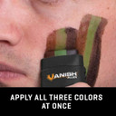 Model Image of the Allen Co. Vanish Camo Face Paint Stick.