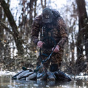 In-the-Field Image of the Avian-X Floating Shoulder Loop Texas Rig System with 6 oz. Mushroom Weights.