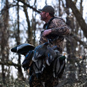 In-the-Field Image of the Avian-X Floating Shoulder Loop Texas Rig System with 6 oz. Mushroom Weights.