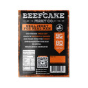 Back image of the Beefcake Jerky Co. Beef Peppered Jerky - 2.7 oz.