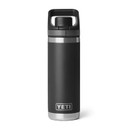 Image of the Yeti Rambler 18 oz. Water Bottle with Flip Chug Cap in Black