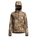Image of the Sitka Women's Alpha Fleece Hoodie in Optifade Marsh