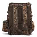 Back image of the Elite Double Spinning Wing Backpack in Original Shadowgrass.
