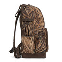 Side image of the Elite Double Spinning Wing Backpack in Original Shadowgrass.