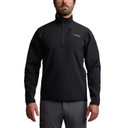 Image of the Sitka Alpha Fleece 1/4 Zip Pullover in Sitka Black