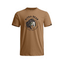 Image of the Sitka Instinct Tee in Sequoia Brown.