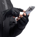 Phone use image of the Sitka Jetstream WS Half-Finger Glove.