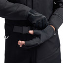 Worn image of the Sitka Jetstream WS Half-Finger Glove.