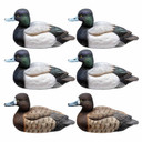 Six Pack Image of the Rig'Em Right Mainline Series Bluebill Duck Decoys.