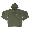 Front image of the Rogers Above Below Mallard Hoodie.