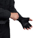 Pulling on image of the Sitka Jetstream WINDSTOPPER Flip Mitt.