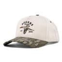 Image of the Rogers Pintail Flight Embroidery Ea5y Hybrid Hat in Mossy Oak Original Bottomland.