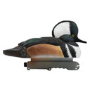 Right Side Image of the Live Hooded Merganser Duck Decoy.