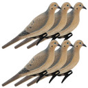Six Pack Image of the Final Approach Live Mourning Dove Decoys.