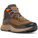 Side image of the Danner Trail Junction Mid 4" Hiking Boot, Malt Brown/Poppy Orange.