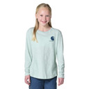 Front Image of the Carhartt Girls' Long-Sleeve Rodeo T-Shirt.