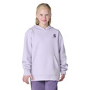 Image of the Carhartt Youth Girls' Hooded Logo Sweatshirt in Light Lilac