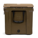 Right Side Image of the Rogers Workin' Man 75 Qt Cooler - Mossy Oak Edition.