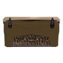 Front Image of the Rogers Workin' Man 75 Qt Cooler - Mossy Oak Edition.