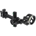 Tilted image of the Apex Aegis Fiber-Optic Series 1-Pin .019, Black.