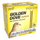Box Image of the Fiocchi 12 Gauge 2-3/4" 1-1/5oz 1275FPS Golden Dove Duplex Lead Shot.