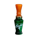 Image of the Pacific Calls Solo Single Reed Duck Call in Pearl Green/Pearl Orange