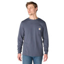 Front image of the Carhartt Irvine Relaxed Deer Badge Long Sleeve T-Shirt.