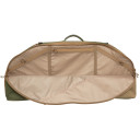 Side image of the Elevation V1 TOPO 40" Bow Case, Olive/Tan.