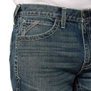 Front Pocket Image of the Ariat M8 Slim Mike Taper Jeans.