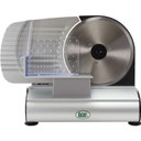 Front image of the LEM Mighty Bite 8.5" Belt Driven Meat Slicer.