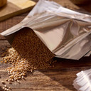 In use image of the LEM MaxVac Pro Mylar Bags 11" x 13", 50 Count.