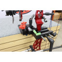 In use image of the Specialty Pro Vise Micro Adjust Bow Vise.