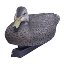 Angled Image of the Hen Essential Series Black Duck Floating Decoy.