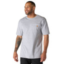 Image of the Carhartt Loose Fit Heavyweight Pocket Short Sleeve T-Shirt in Heather Grey