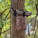 Hanging on Tree Image of the Dry Pocket Waterproof Floating Shell Bag.