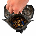 Inside with Shells Image of the Dry Pocket Waterproof Floating Shell Bag.