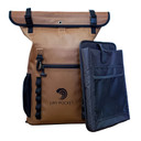 Bag and Removable Pouch Image of the Dry Pocket Waterproof Floating Backpack Dry Bag.
