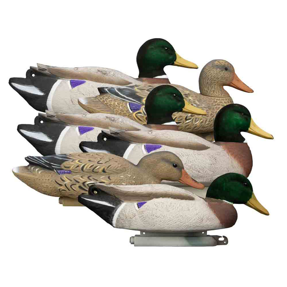 Higdon Battleship Super Magnum Foam Filled Black Duck Decoys 6 Pack