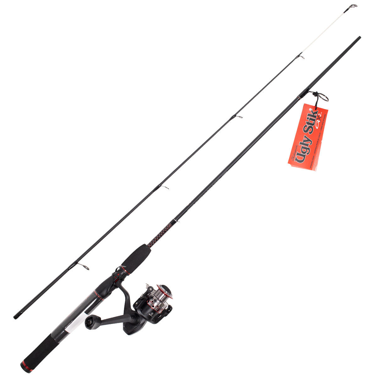 ugly stik 4 ft rod Elite Spinning Rod, 6', 7-Piece Fishing Rod, Medium Power, 6-14 lb Line Rating, 1/4-5/8 oz Lure Rating : Sports & Outdoors For the challenge of big game fishing Ugly Stik Bigwater Pursuit IV