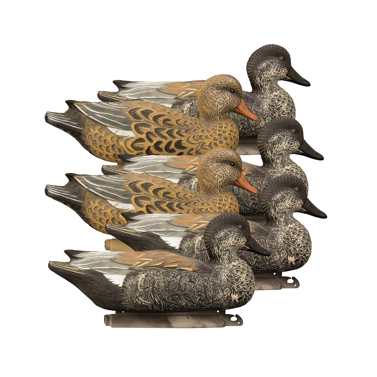 Higdon Battleship Gadwall Foam Filled Duck Decoys 6 Pack Rogers