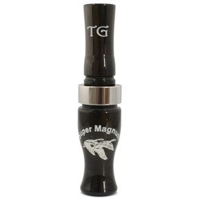 Tim Grounds Acrylic Super Magnum Goose Call Image Black Gold