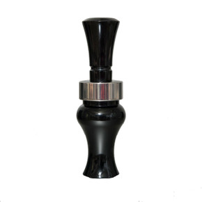 Echo Calls ODB Single Reed Duck Call, Flat Black Variation Blue Pearl