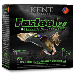 Fasteel 2.0 Precision Plated Steel Waterfowl Loads, 12GA 3 1/2" 1 1/4oz 1625FPS