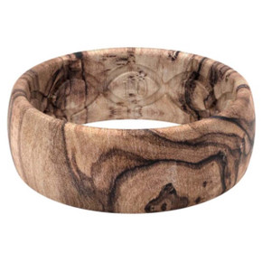 Groove Life Men's Nomad Ring Image in Burled Walnut