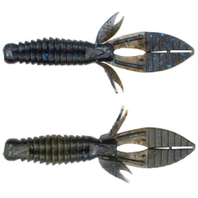 Rogers Sporting Goods 4.5" Torture Creature Baits - Pack of 10 in Green Pumpkin Blue Black Flake Greenpumpkin Purple-Watermelon Candy