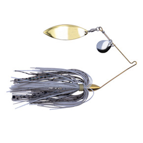 Rogers Sporting Goods Colorado Willow GO-2 Spinnerbait Gold Image in Silver Shad