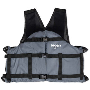 Image of the Rogers Deluxe Mesh Life Jacket in Gray