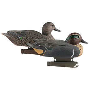 GHG Hunter Series Life-Size Floating Green-Winged Teal Decoys Hen and Drake Image