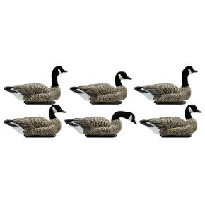 X-Treme Lesser Floater Goose Decoys with Flocked Heads - 6 Pack