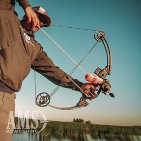 Lifestyle Image of the AMS RetrieverPro Bowfishing Reel.